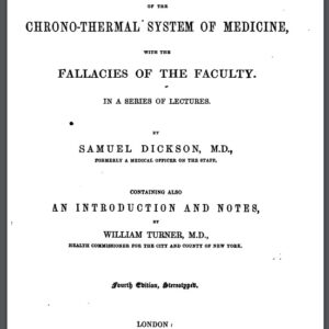 Fallacies of the Faculty, Dr. Samuel Dickson, 1850