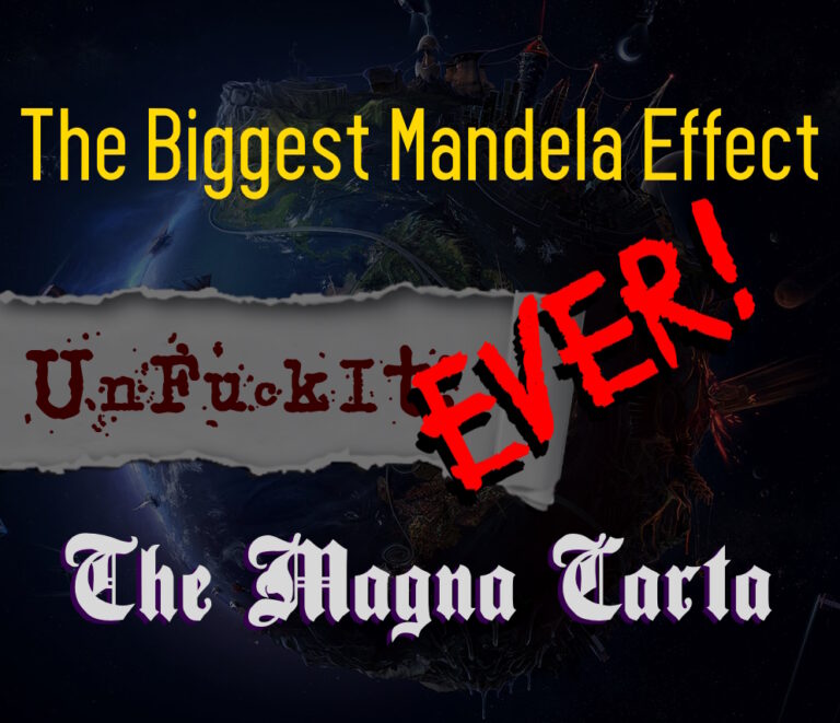 Read more about the article The UnFuckIt Discussion: The Biggest Mandela Effect EVER!